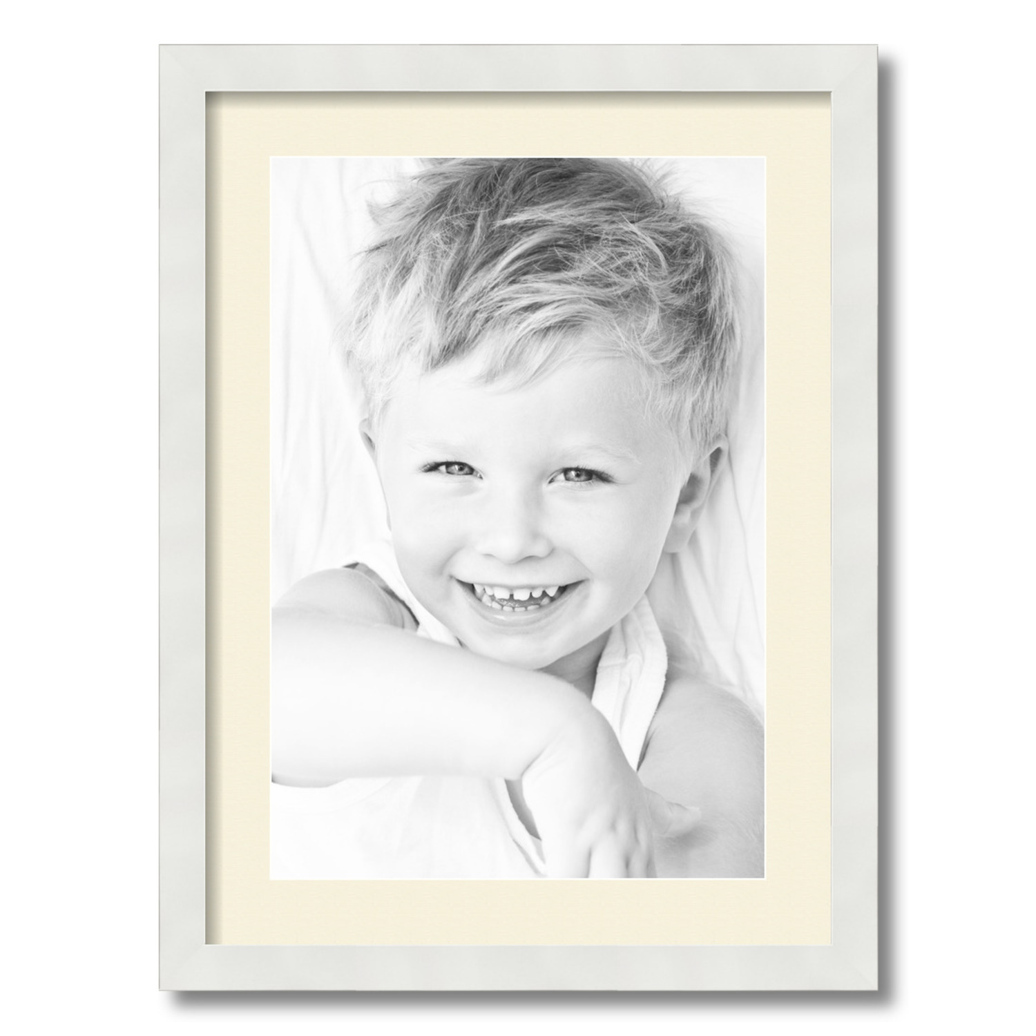 ArtToFrames Matted 17x23 White Picture Frame with 2" Mat, 13x19 Opening 3966