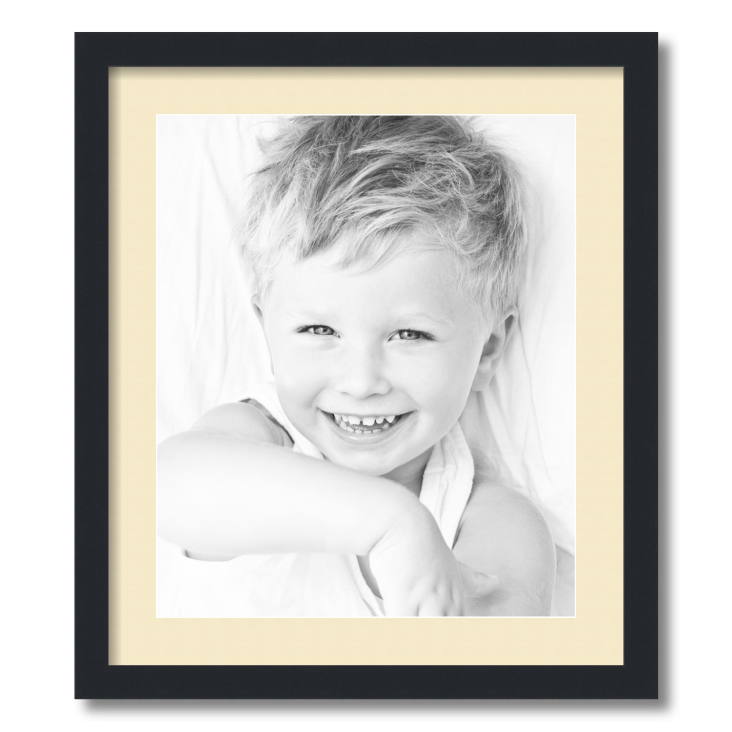 ArtToFrames Matted 19x22 Black Picture Frame with 2" Mat, 15x18 Opening 3926