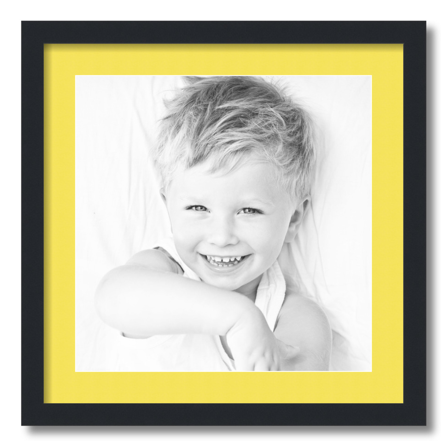 ArtToFrames Matted 20x20 Black Picture Frame with 2" Mat, 16x16 Opening 3926 - Picture 482 of 489