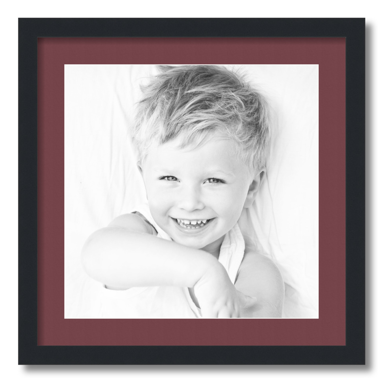 ArtToFrames Matted 20x20 Black Picture Frame with 2" Mat, 16x16 Opening 3926 - Picture 338 of 489