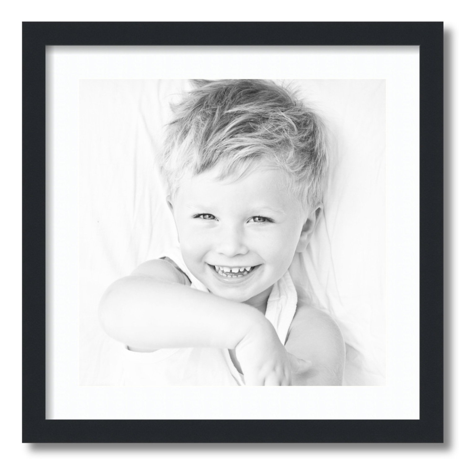 ArtToFrames Matted 20x20 Black Picture Frame with 2" Mat, 16x16 Opening 3926 - Picture 2 of 489