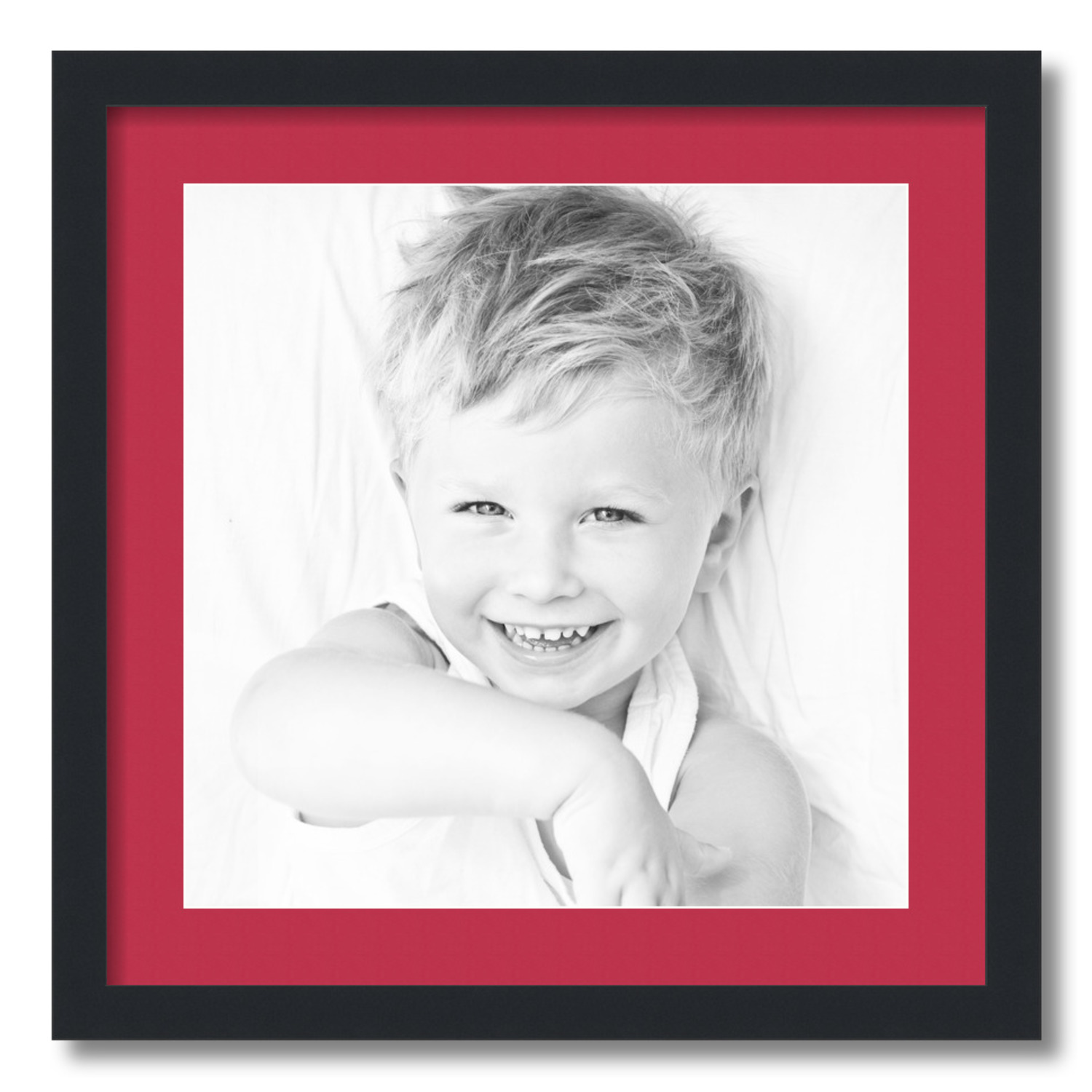 ArtToFrames Matted 20x20 Black Picture Frame with 2" Mat, 16x16 Opening 3926 - Picture 362 of 489