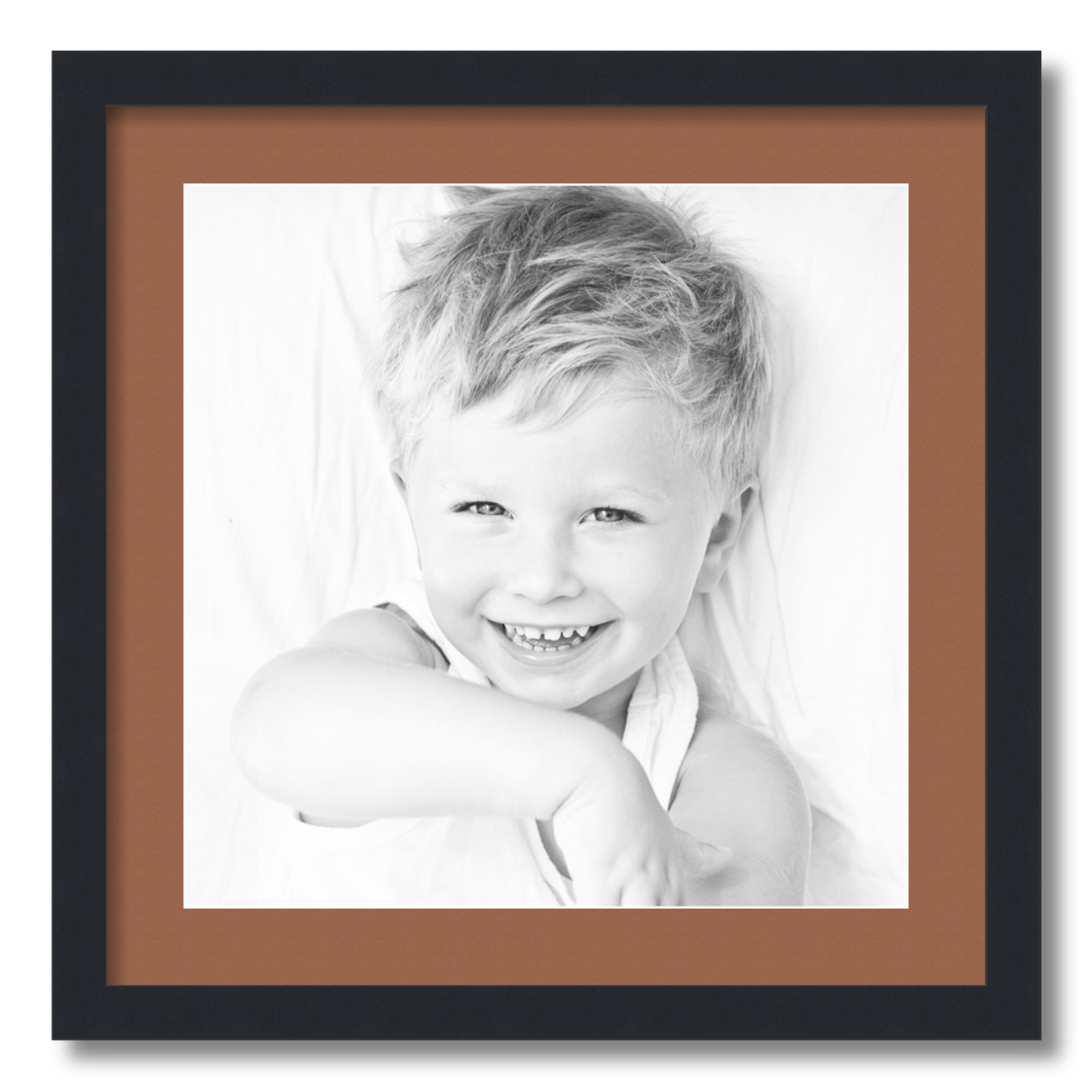 ArtToFrames Matted 20x20 Black Picture Frame with 2" Mat, 16x16 Opening 3926 - Picture 122 of 489