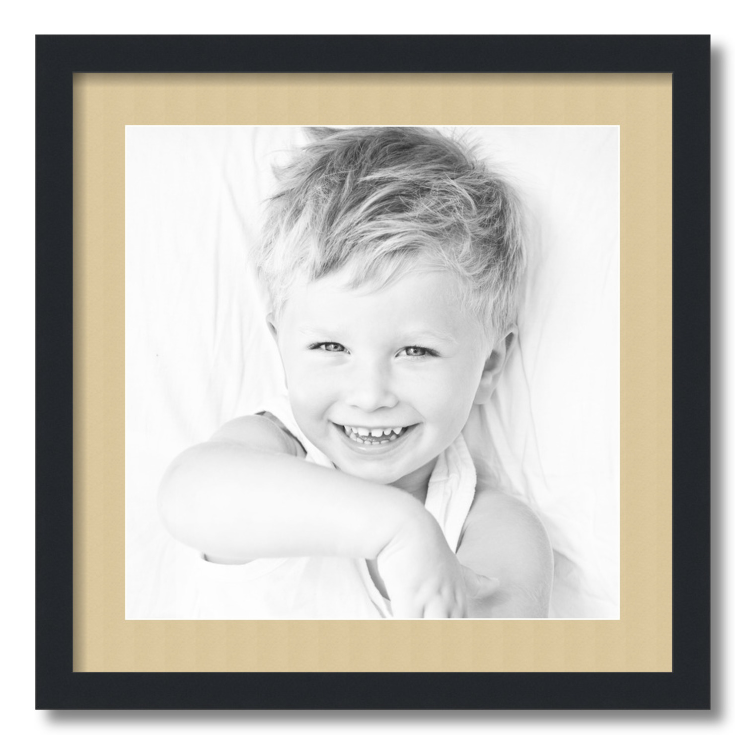 ArtToFrames Matted 20x20 Black Picture Frame with 2" Mat, 16x16 Opening 3926 - Picture 202 of 489