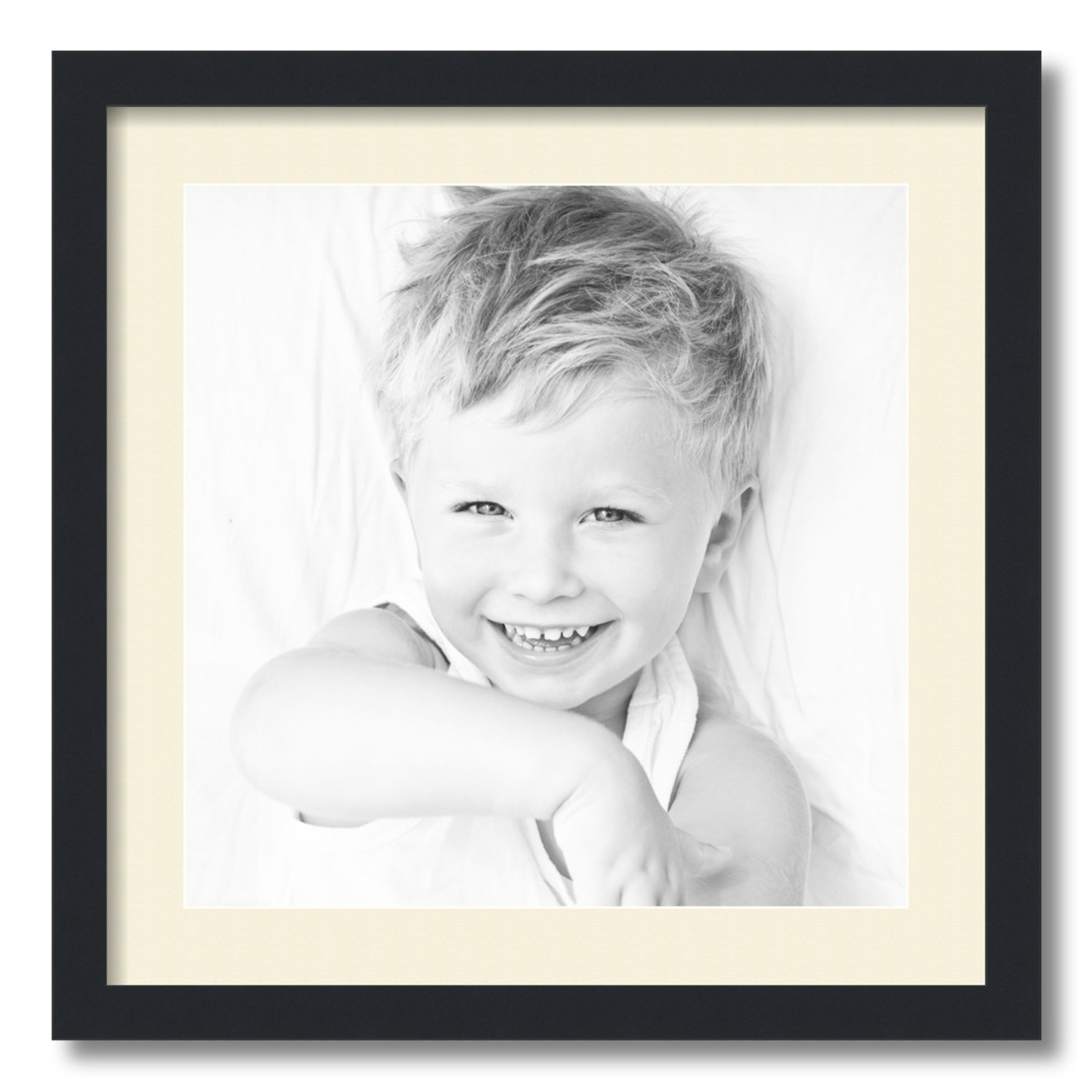 ArtToFrames Matted 20x20 Black Picture Frame with 2" Mat, 16x16 Opening 3926 - Picture 442 of 489
