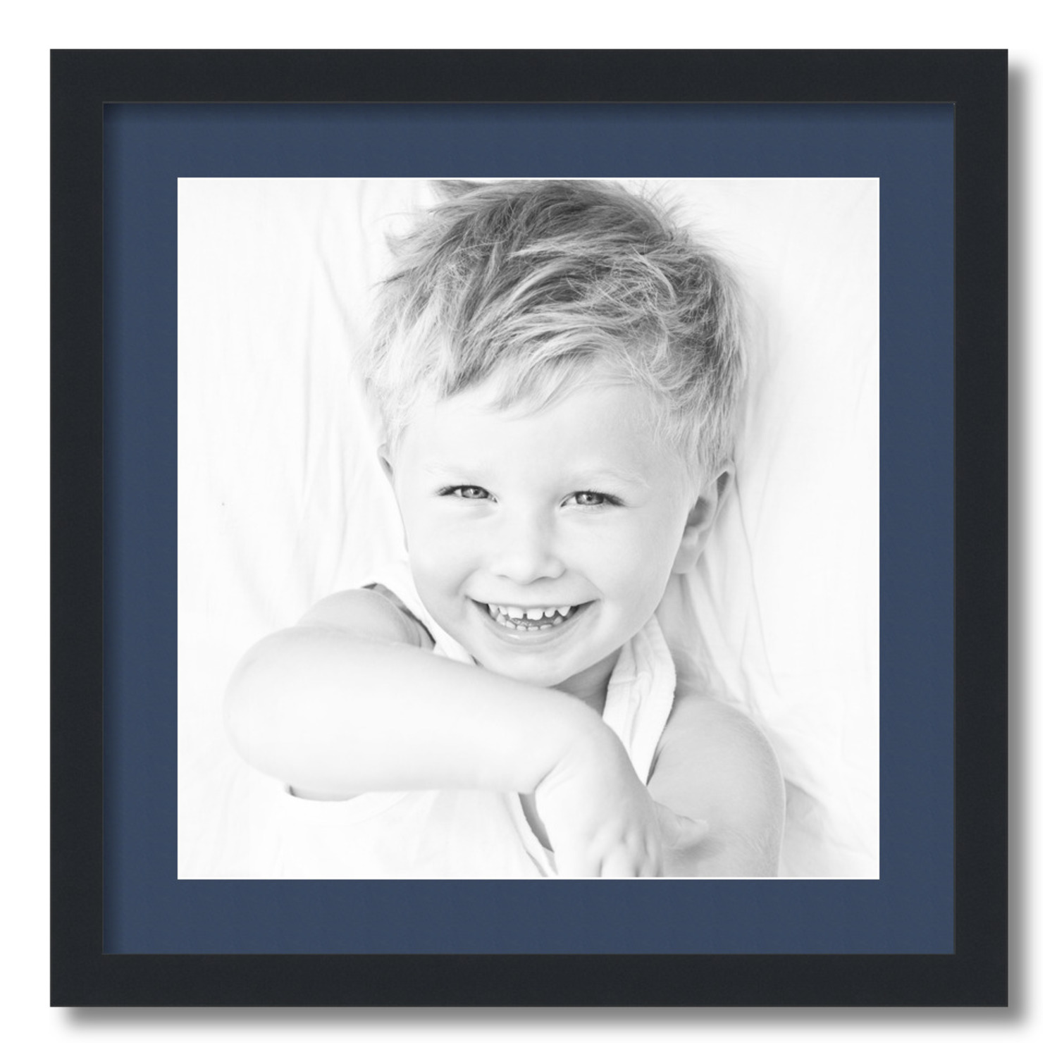 ArtToFrames Matted 20x20 Black Picture Frame with 2" Mat, 16x16 Opening 3926 - Picture 74 of 489
