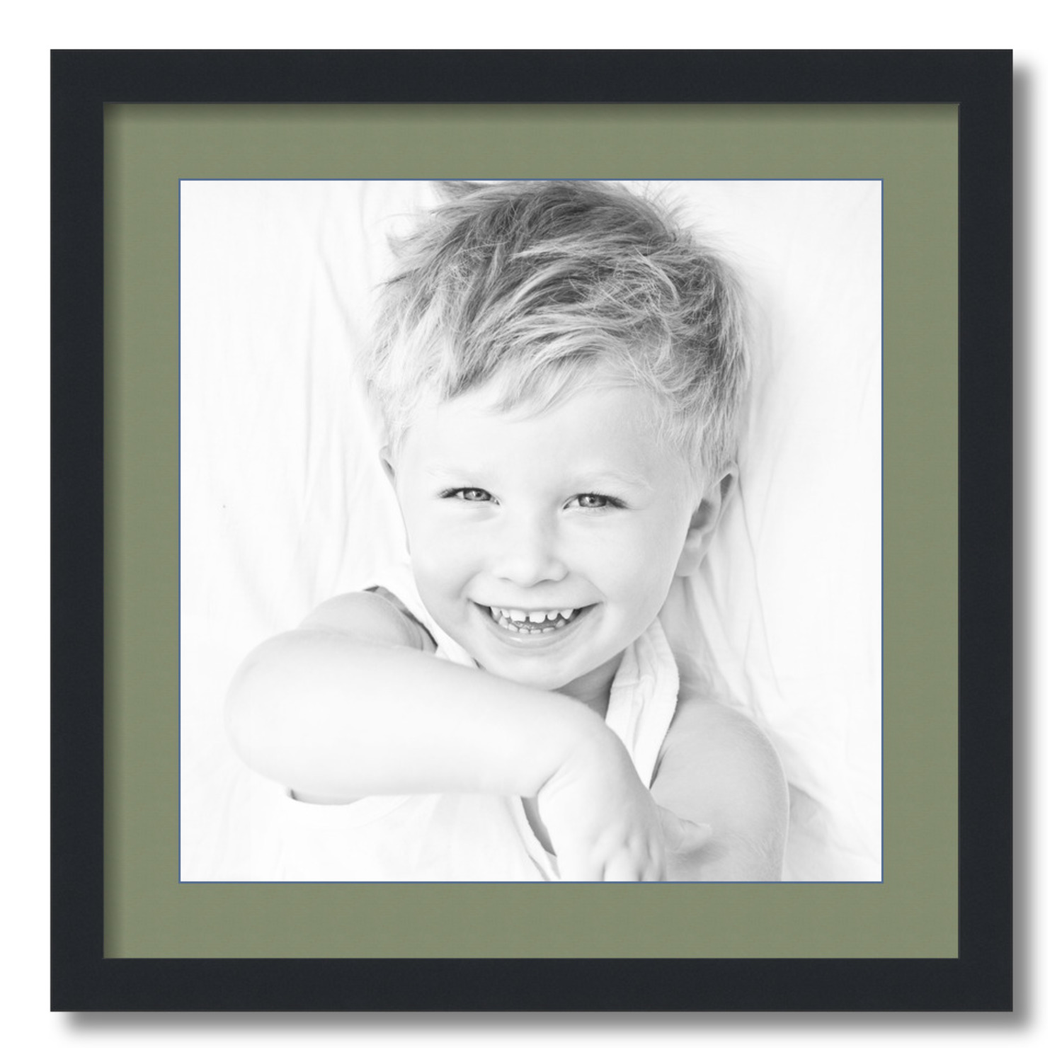 ArtToFrames Matted 20x20 Black Picture Frame with 2" Mat, 16x16 Opening 3926 - Picture 186 of 489