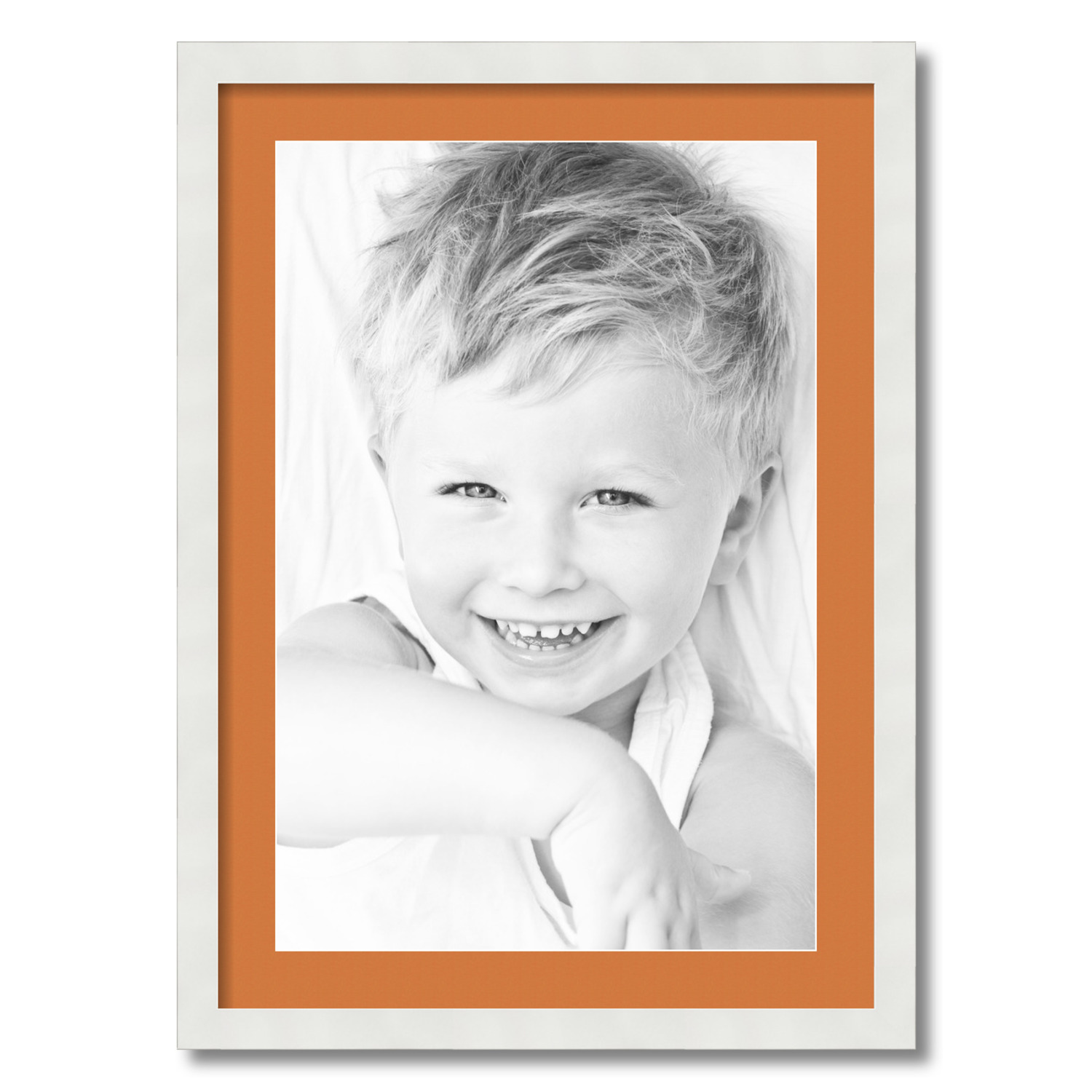 ArtToFrames Matted 20x28 White Picture Frame with 2" Mat, 16x24 Opening 3966