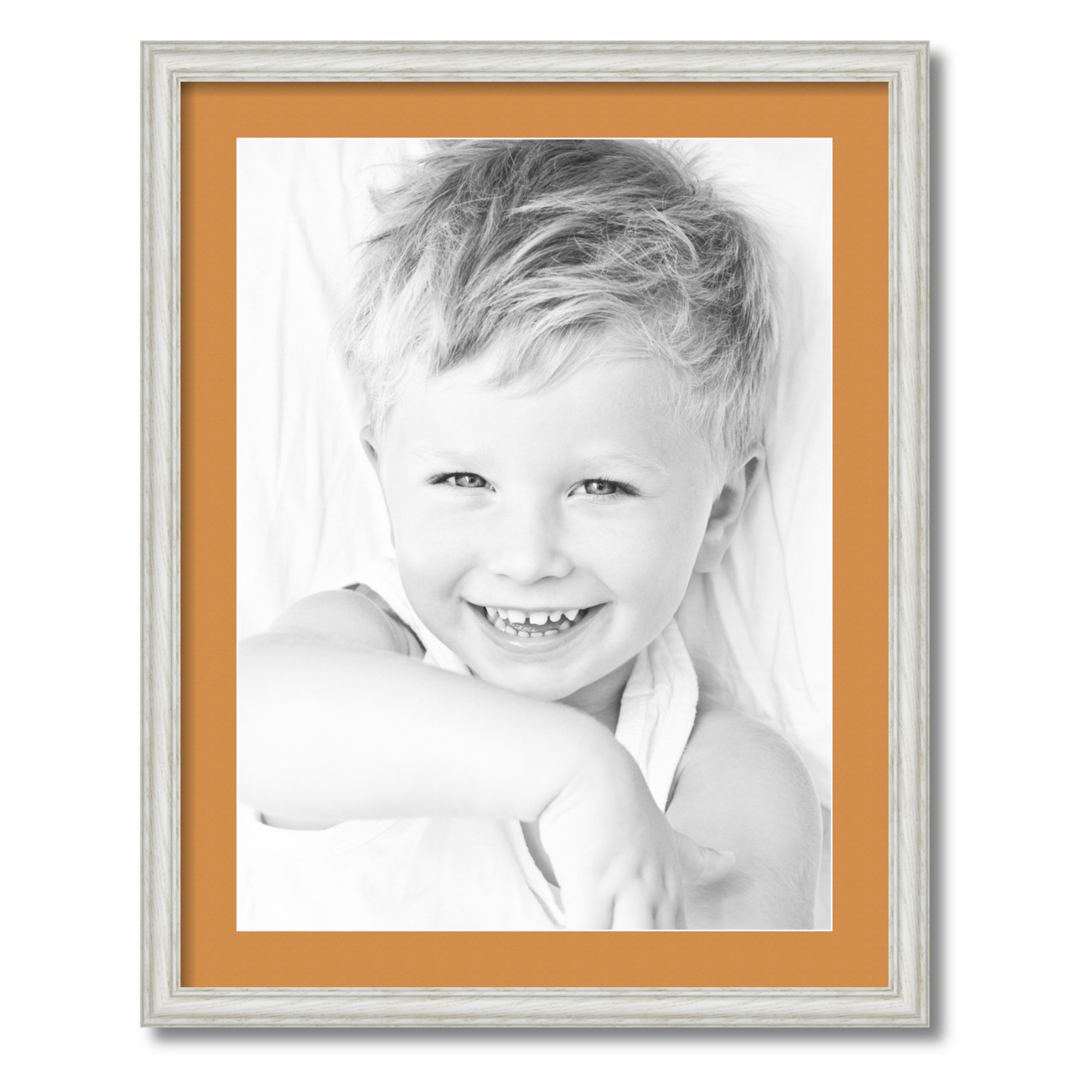 ArtToFrames Matted 22x28 White Picture Frame with 2" Mat, 18x24 Opening 4098