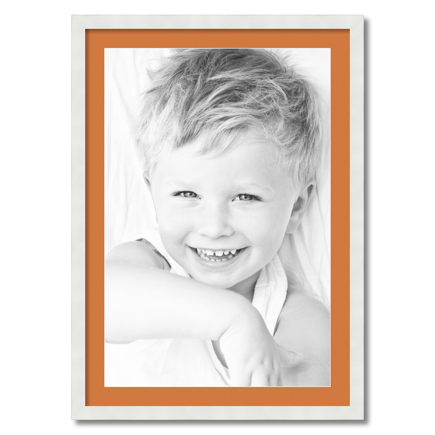 ArtToFrames Matted 24x34 White Picture Frame with 2" Mat, 20x30 Opening 3966