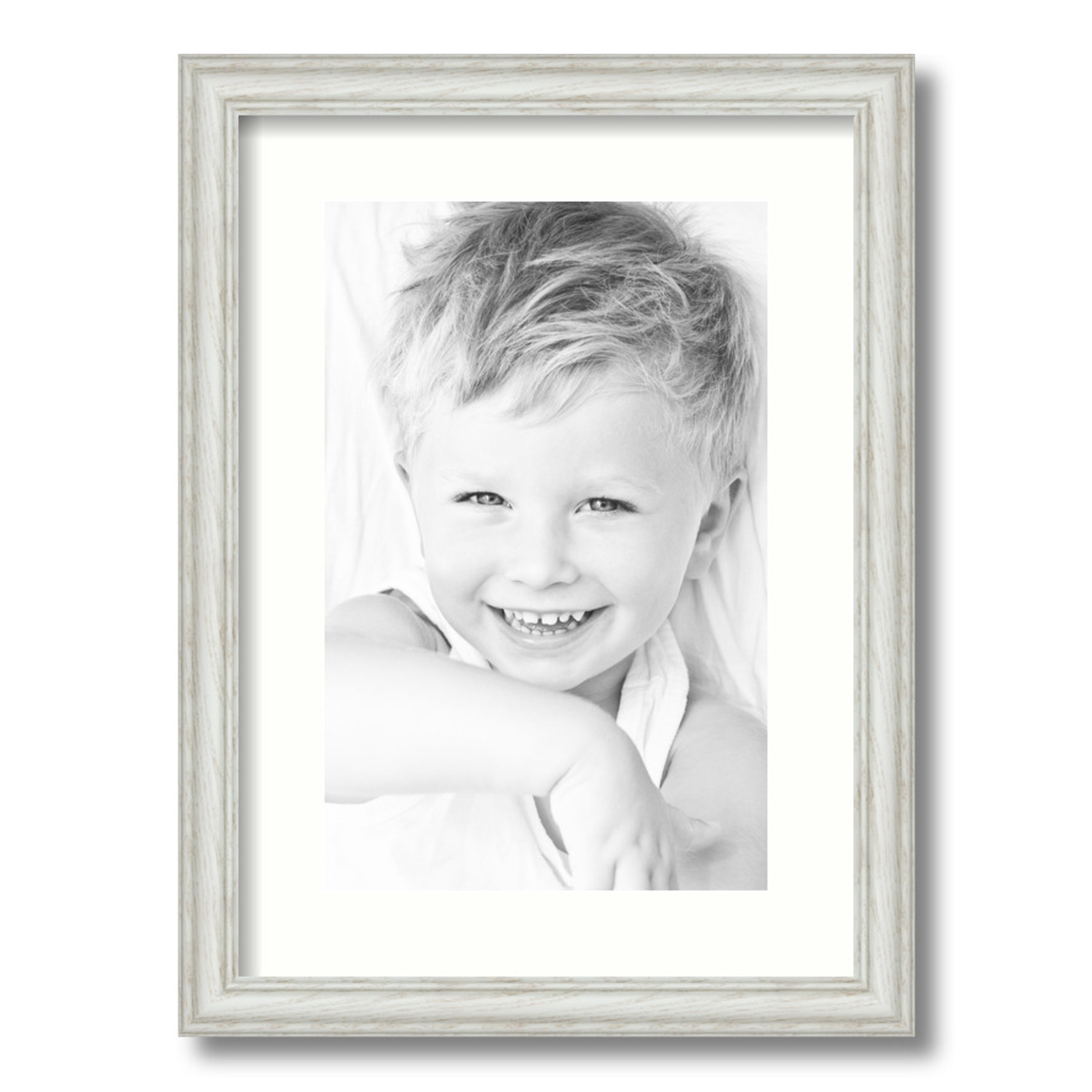 ArtToFrames Matted 12.5x18 White Picture Frame with 2" Mat, 8.5x14 Opening 4098