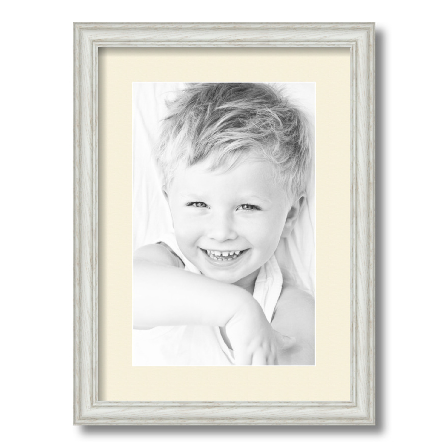 ArtToFrames Matted 12.5x18 White Picture Frame with 2" Mat, 8.5x14 Opening 4098