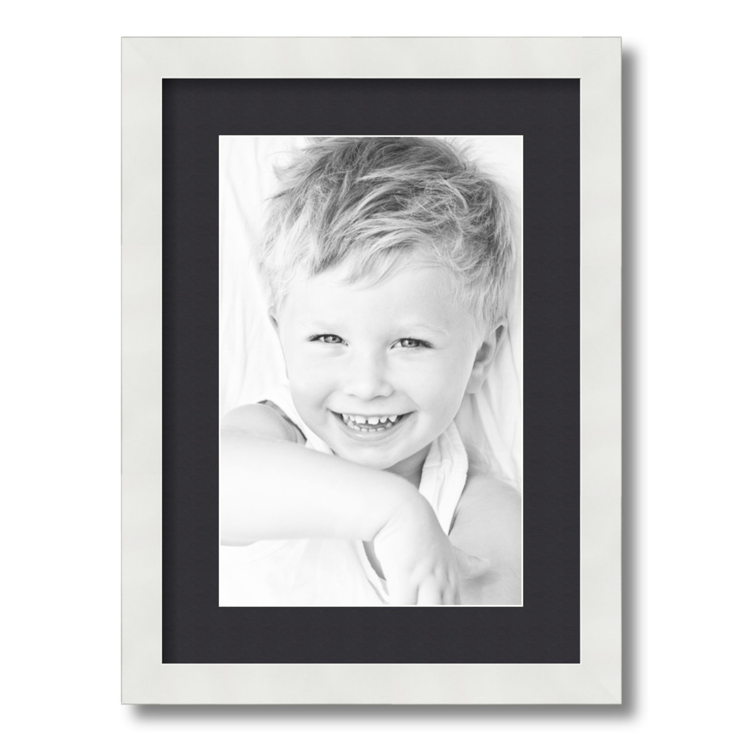 ArtToFrames Matted 12.5x18 White Picture Frame with 2" Mat, 8.5x14 Opening 3966