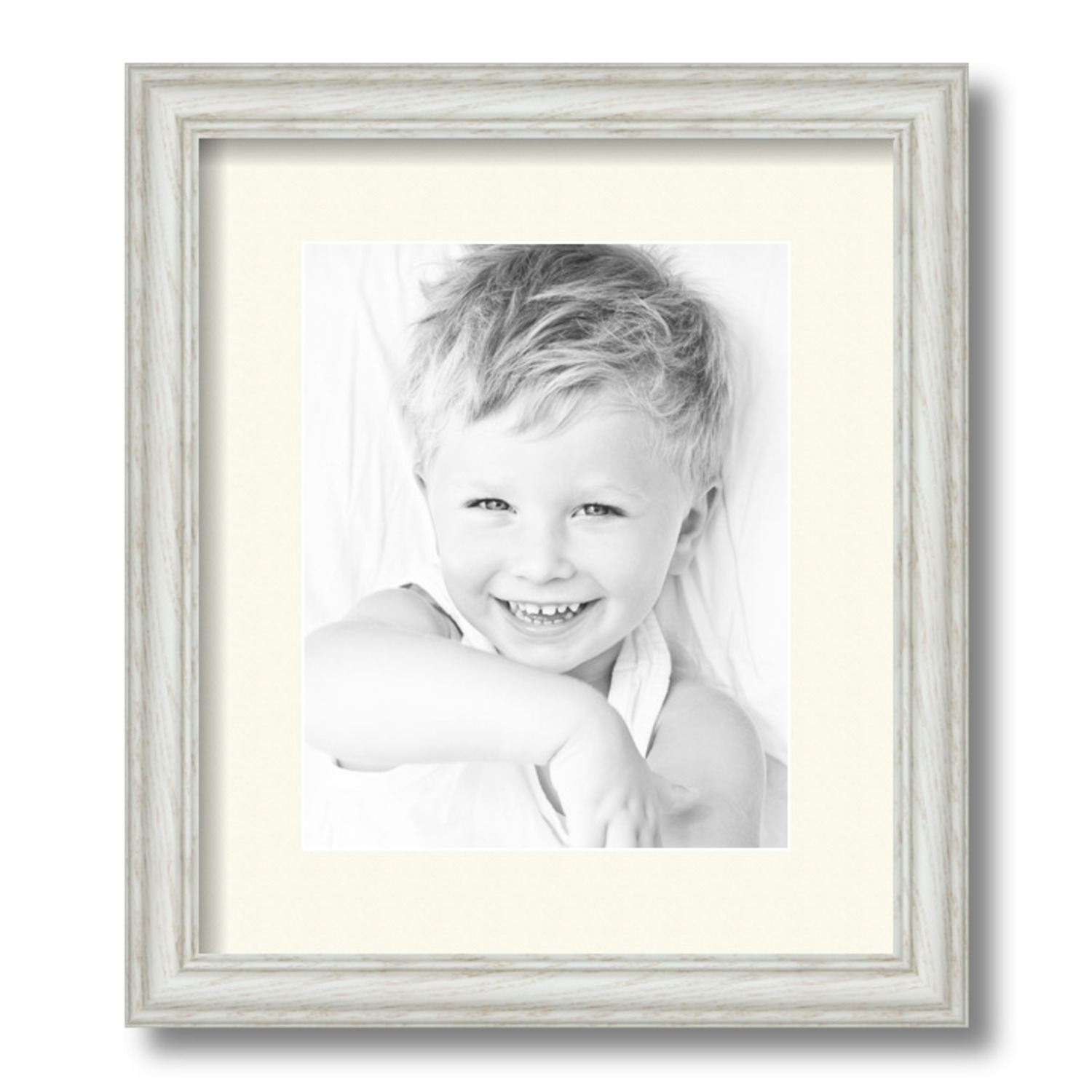 ArtToFrames Matted 12x14 White Picture Frame with 2" Mat, 8x10 Opening 4098