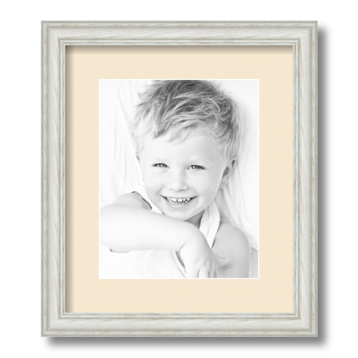 ArtToFrames Matted 12x14 White Picture Frame with 2" Mat, 8x10 Opening 4098