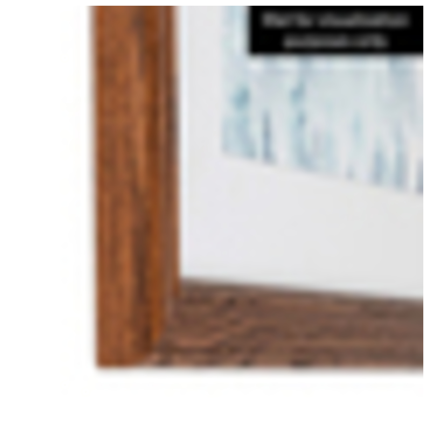 ArtToFrames 21 x 25" Traditional Custom Picture Poster Frame 1.25" Wide A8PN - Picture 25 of 29