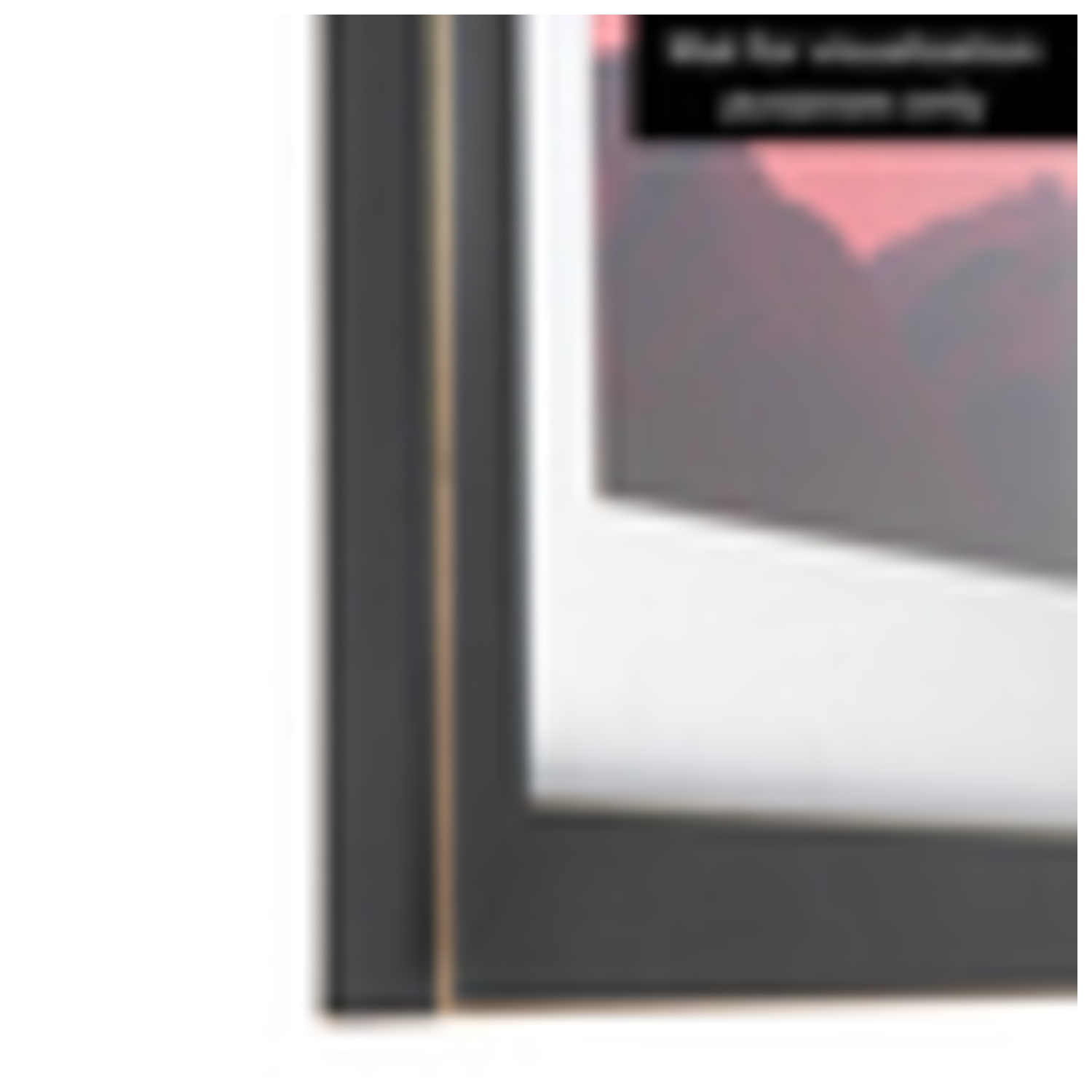 ArtToFrames 10 x 22" Modern Custom Picture Poster Frame 1.25" Wide A46GN - Picture 59 of 75