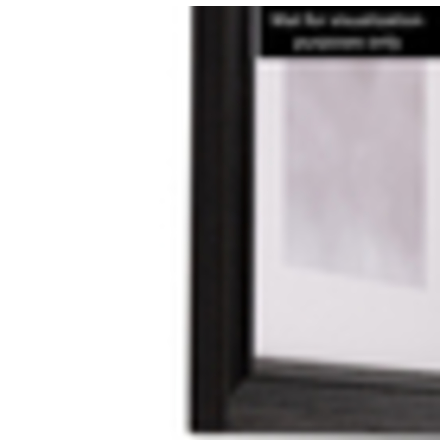 ArtToFrames 10 x 22" Modern Custom Picture Poster Frame 1.5" Wide A14GN - Picture 4 of 21
