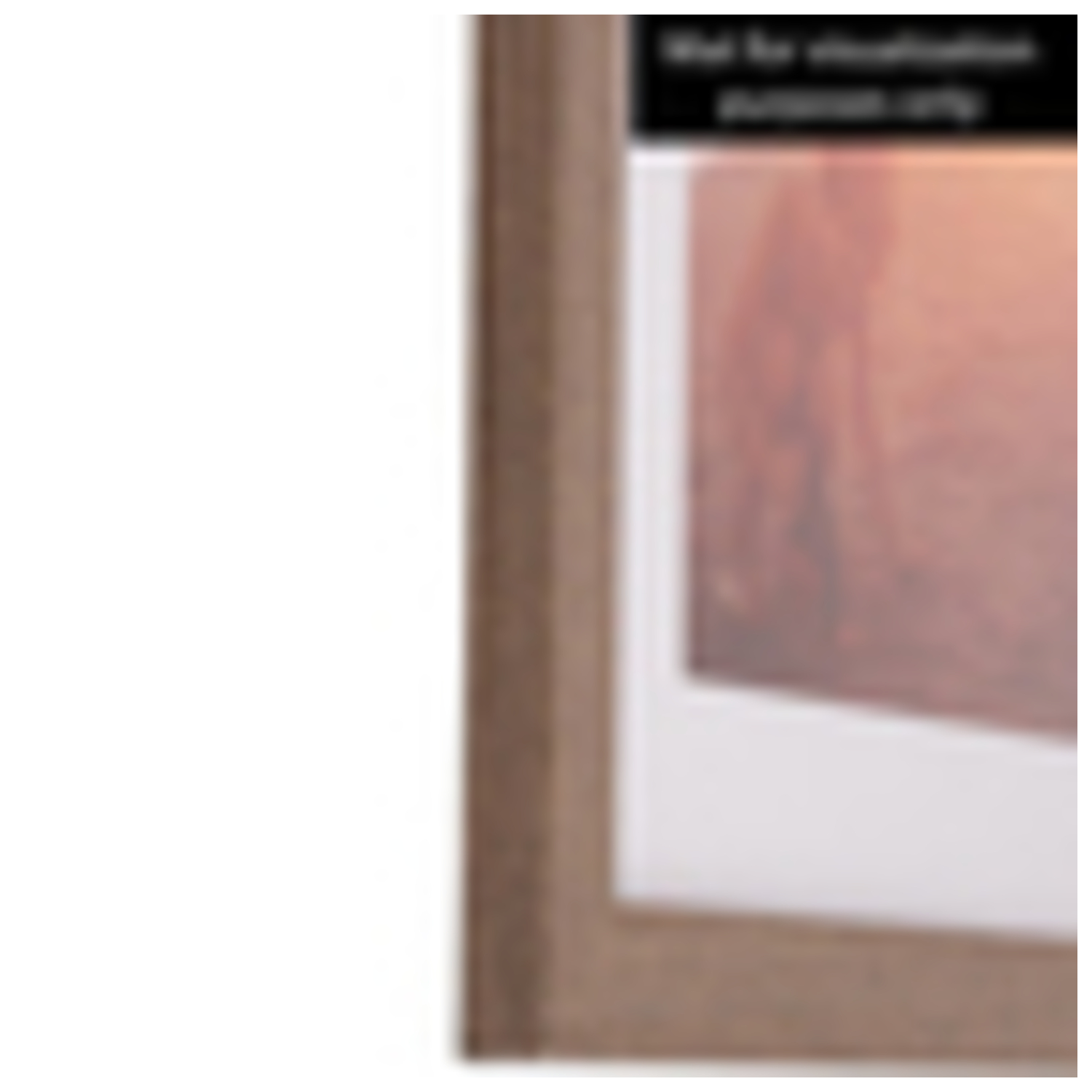 ArtToFrames 21 x 21" Modern Custom Picture Poster Frame 1.25" Wide A46PJ - Picture 18 of 75