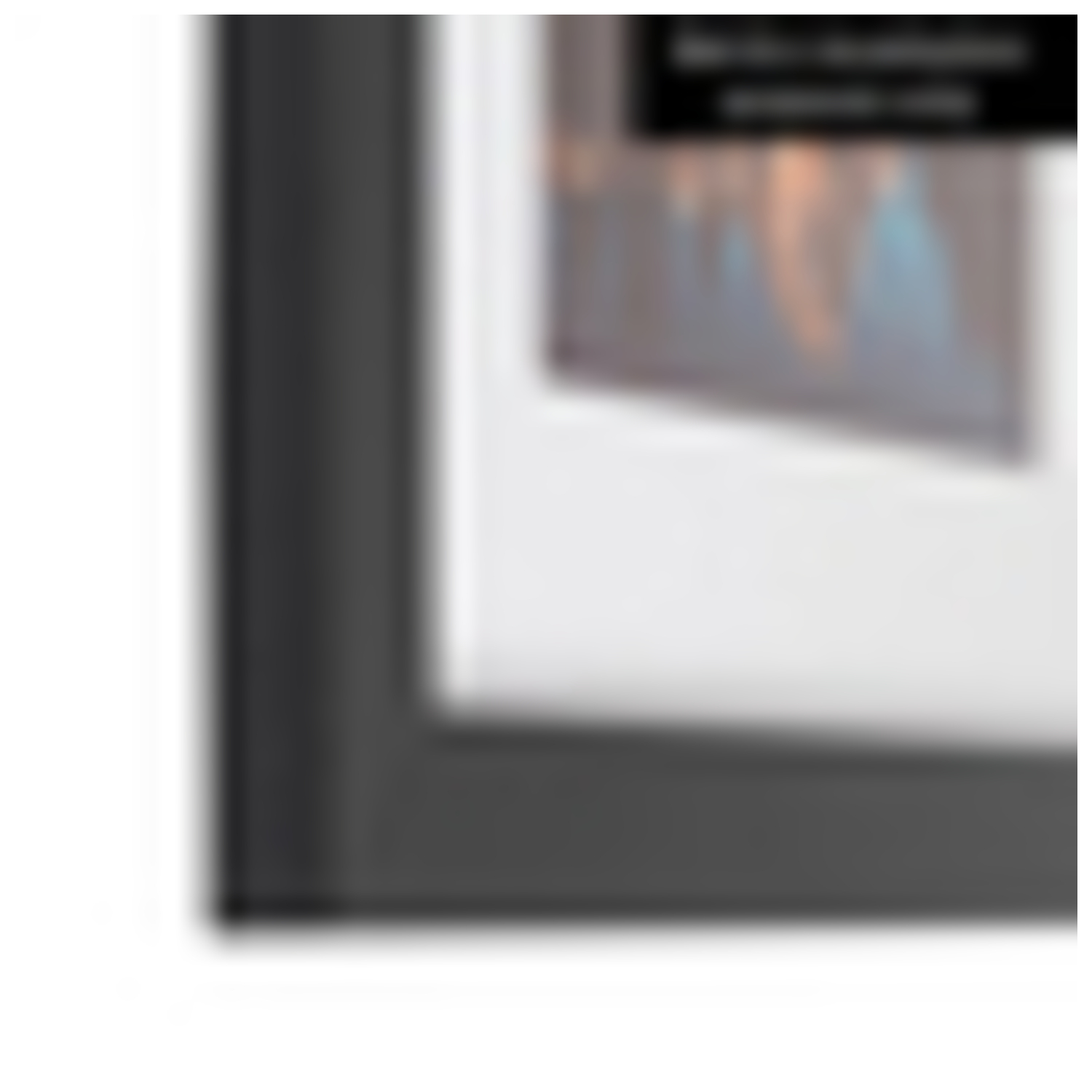 ArtToFrames 6 x 36" Modern Custom Picture Poster Frame 1.25" Wide A46CR - Picture 4 of 75