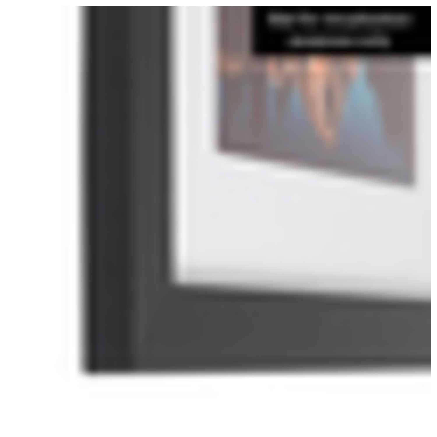 ArtToFrames 16 x 29" Modern Custom Picture Poster Frame 1.25" Wide A46MF - Picture 4 of 75