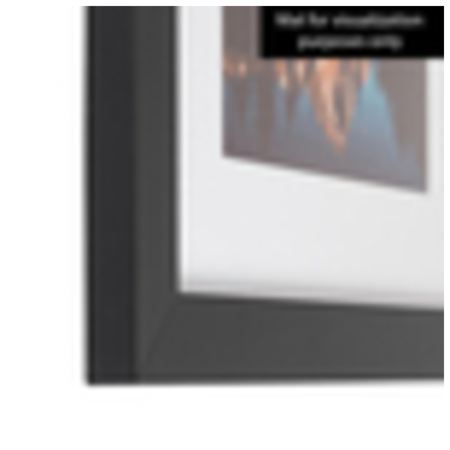 ArtToFrames 20x20 Inch Picture Frame, This 1.25 Inch Custom MDF