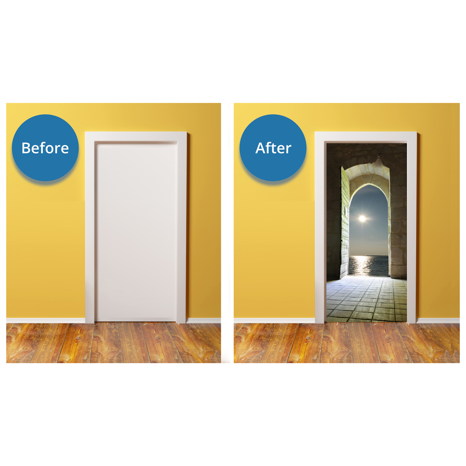 DoorPix 746 3D Door Sticker Decal Mural - Matte Bubble Free - Picture 33 of 90