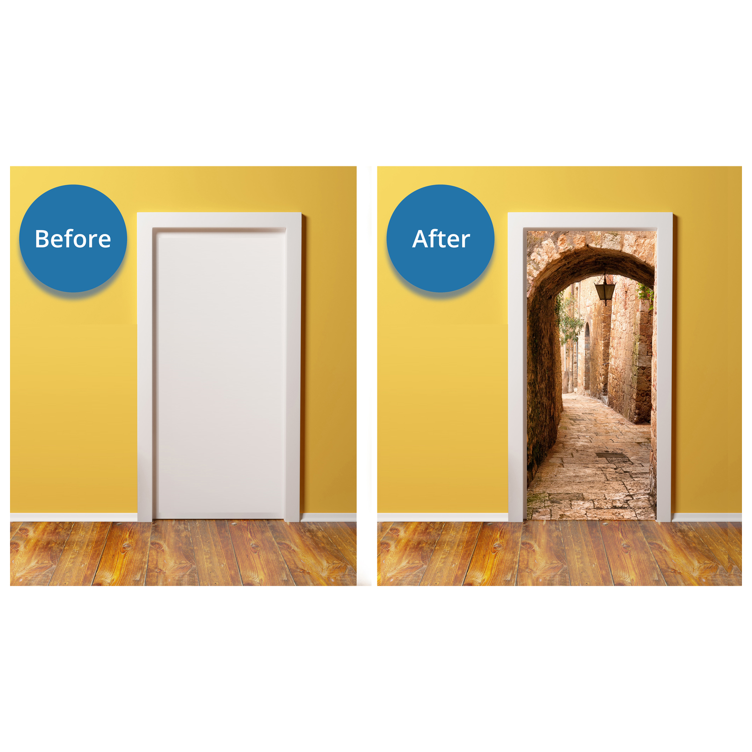 DoorPix 746 3D Door Sticker Decal Mural - Matte Bubble Free - Picture 4 of 90