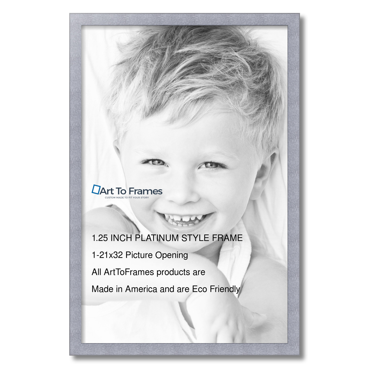 ArtToFrames 21 x 32" Modern Custom Picture Poster Frame 1.25" Wide A47PU - Picture 11 of 20